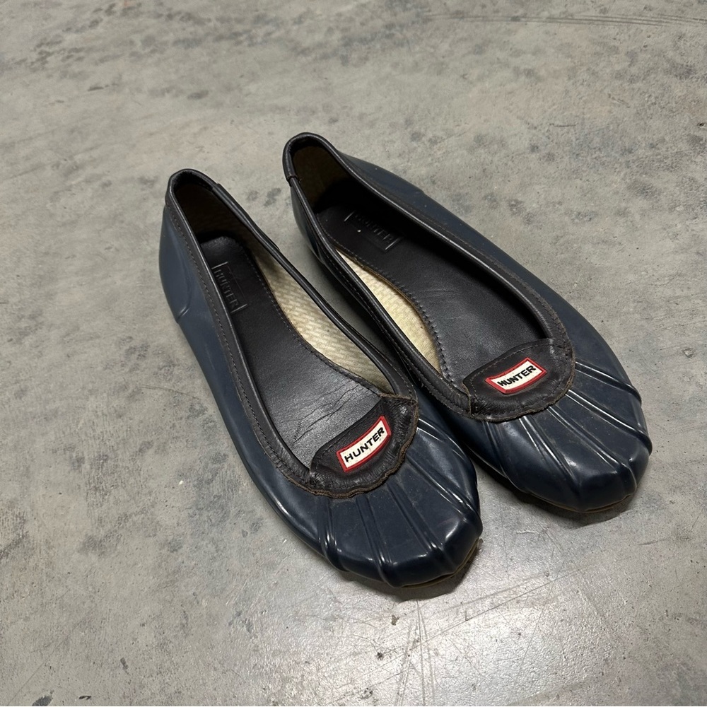 Hunter Ballet Flats Sz 10